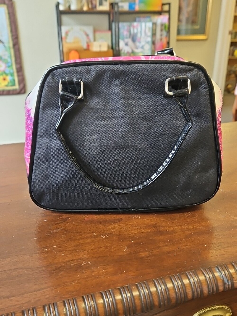 Disney Tink Mini Tote Bag - Pink, Purple, Black Tinkerbell - Picture 5 of 6